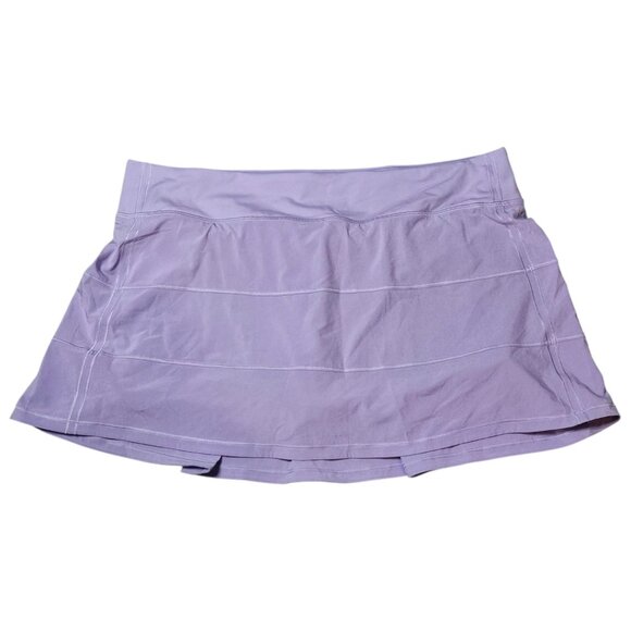 Lululemon Lilac Smoke pace Rival Skirt Long sz 14 - Picture 3 of 9